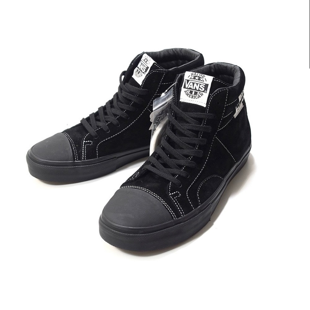 Vans/Supreme SK8-Hi 'Native American' Black Men’s Sz. 12